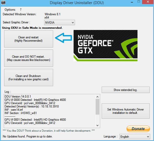 how to update nvidia graphics driver